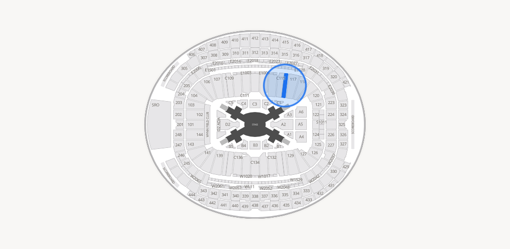 Allegiant Stadium Seating Chart