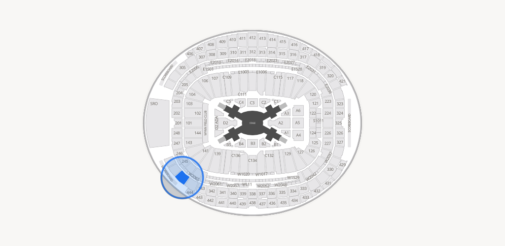 Allegiant Stadium Seating Chart