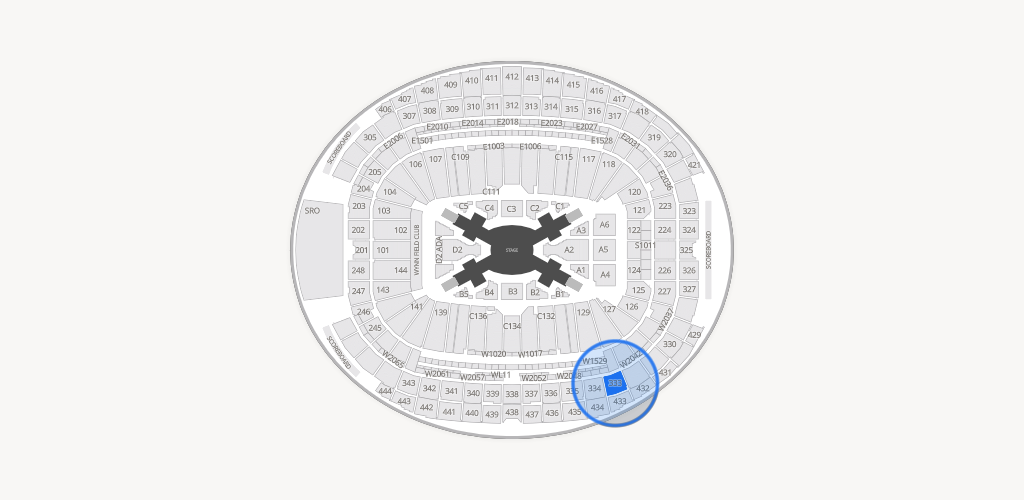 Allegiant Stadium Seating Chart