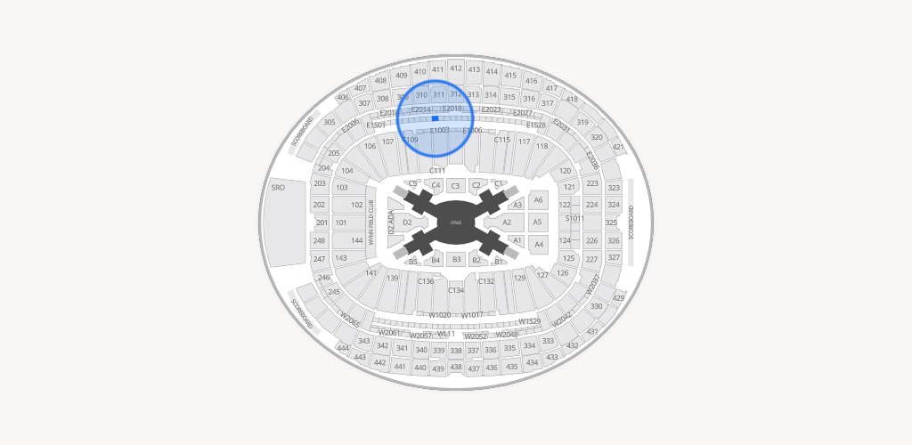 Allegiant Stadium Seating Chart