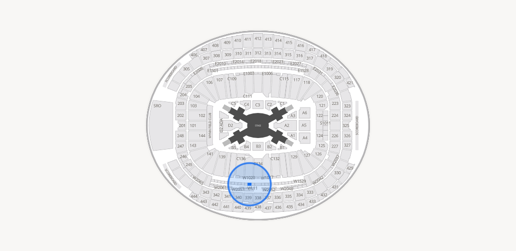Allegiant Stadium Seating Chart