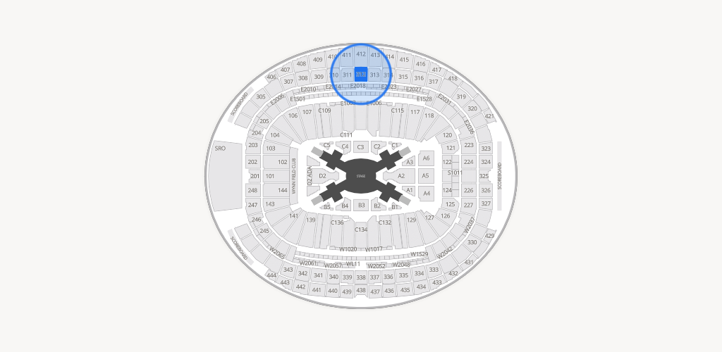 Allegiant Stadium Seating Chart