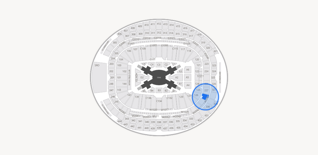 Allegiant Stadium Seating Chart