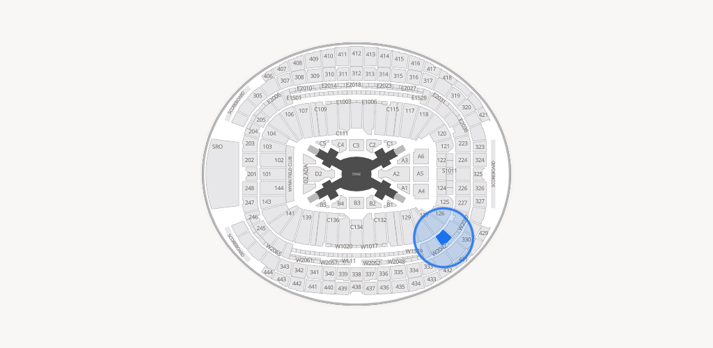 Allegiant Stadium Seating Chart