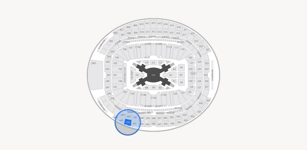 Allegiant Stadium Seating Chart