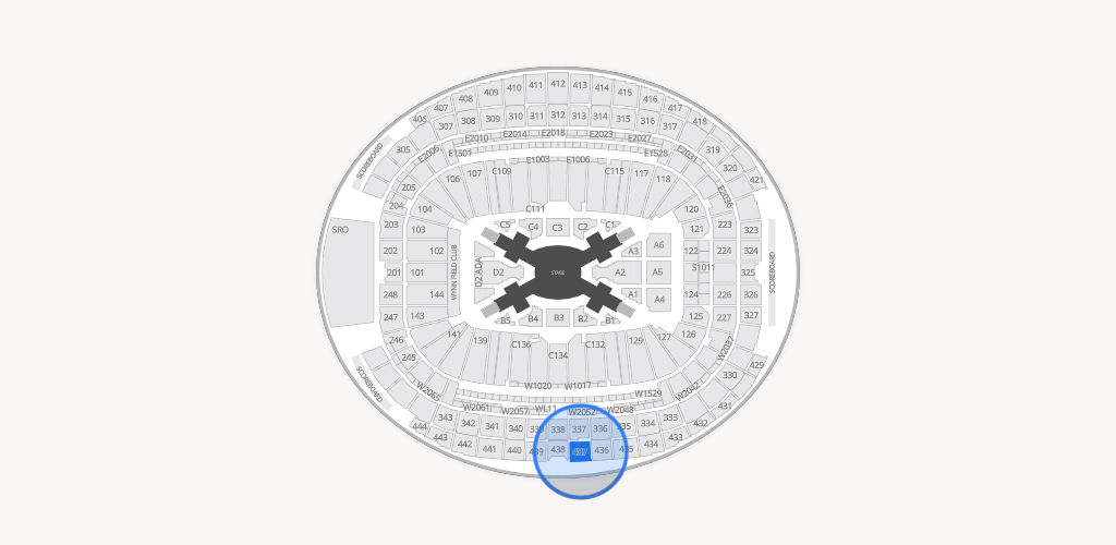 Allegiant Stadium Seating Chart