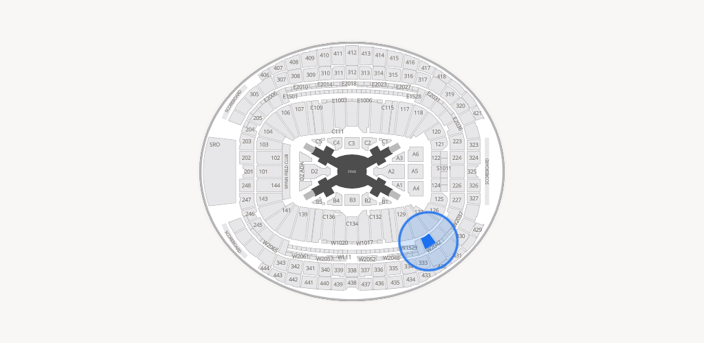 Allegiant Stadium Seating Chart