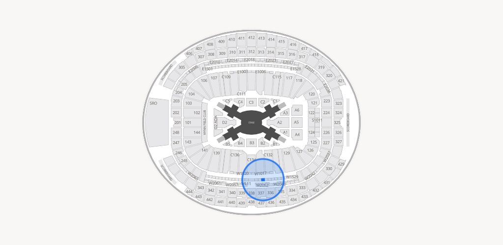 Allegiant Stadium Seating Chart