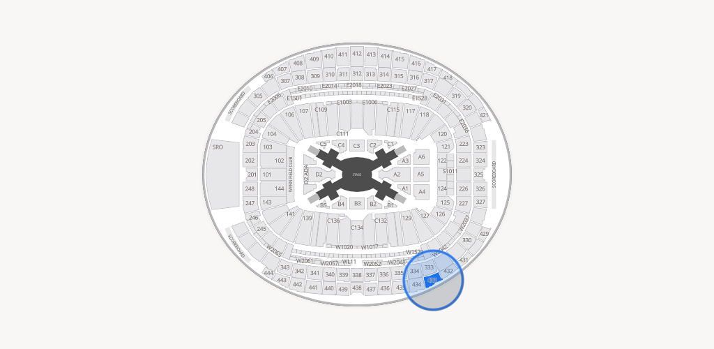 Allegiant Stadium Seating Chart