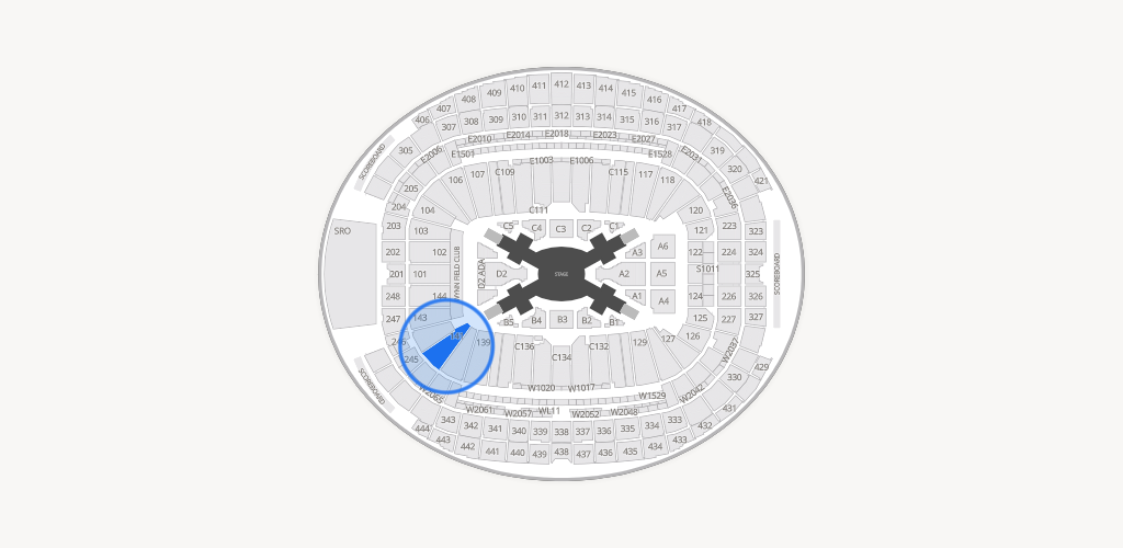 Allegiant Stadium Seating Chart
