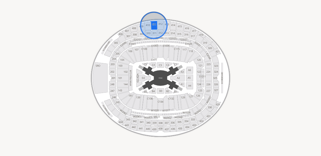 Allegiant Stadium Seating Chart