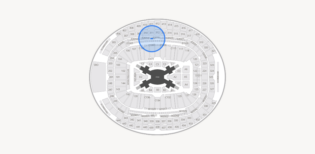 Allegiant Stadium Seating Chart