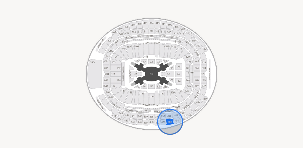 Allegiant Stadium Seating Chart
