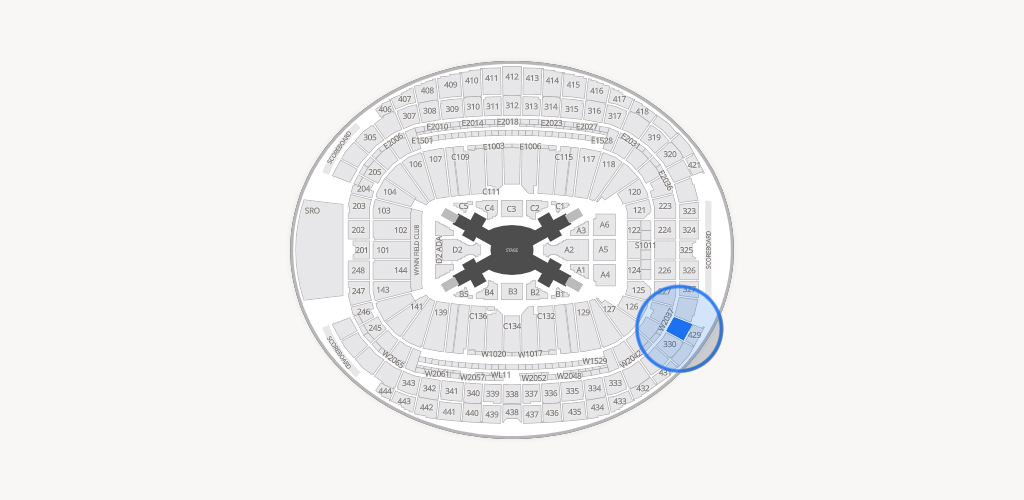 Allegiant Stadium Seating Chart