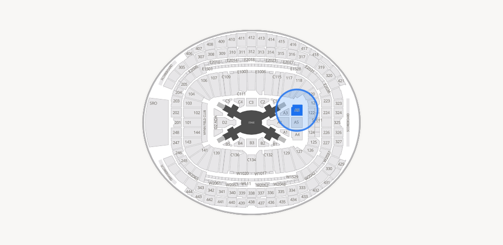 Allegiant Stadium Seating Chart
