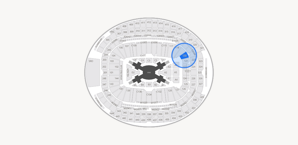 Allegiant Stadium Seating Chart