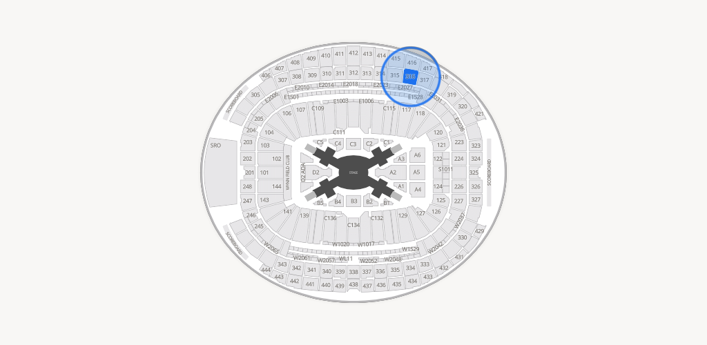 Allegiant Stadium Seating Chart