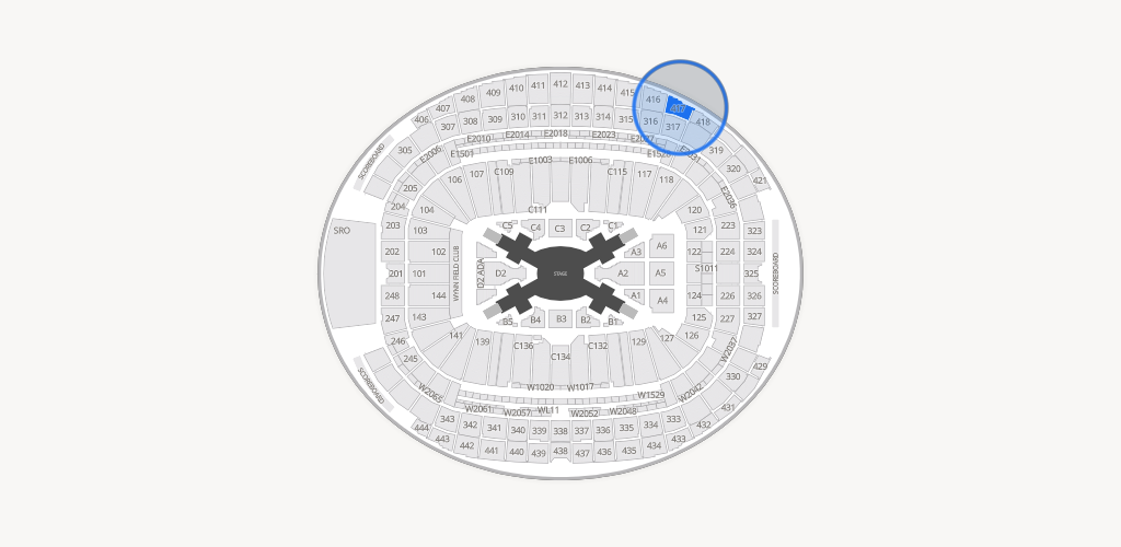 Allegiant Stadium Seating Chart