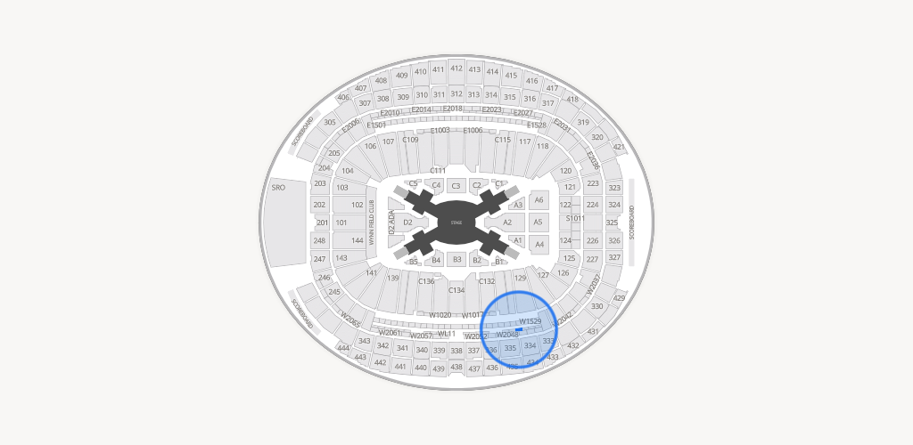 Allegiant Stadium Seating Chart