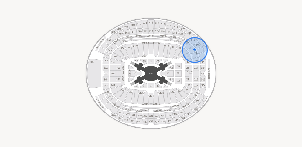 Allegiant Stadium Seating Chart