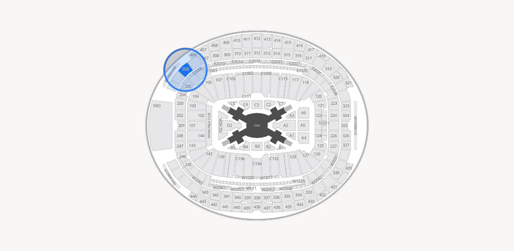 Allegiant Stadium Seating Chart