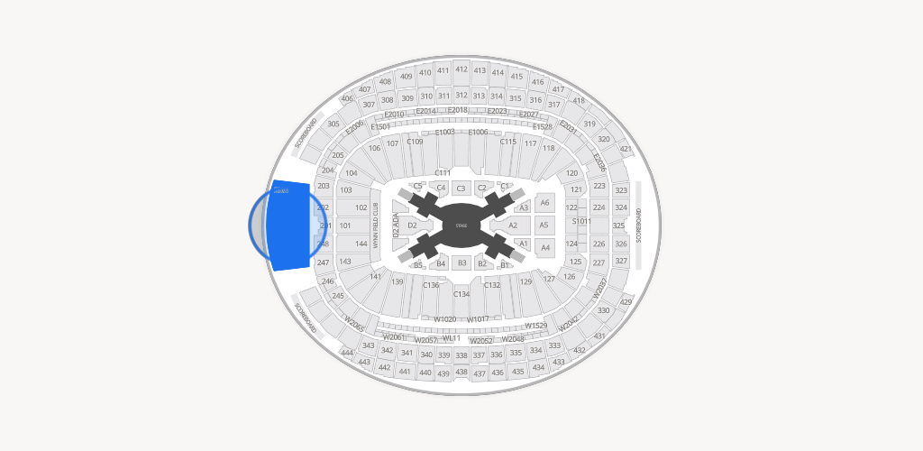 Allegiant Stadium Seating Chart