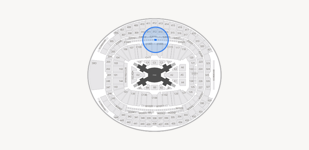 Allegiant Stadium Seating Chart