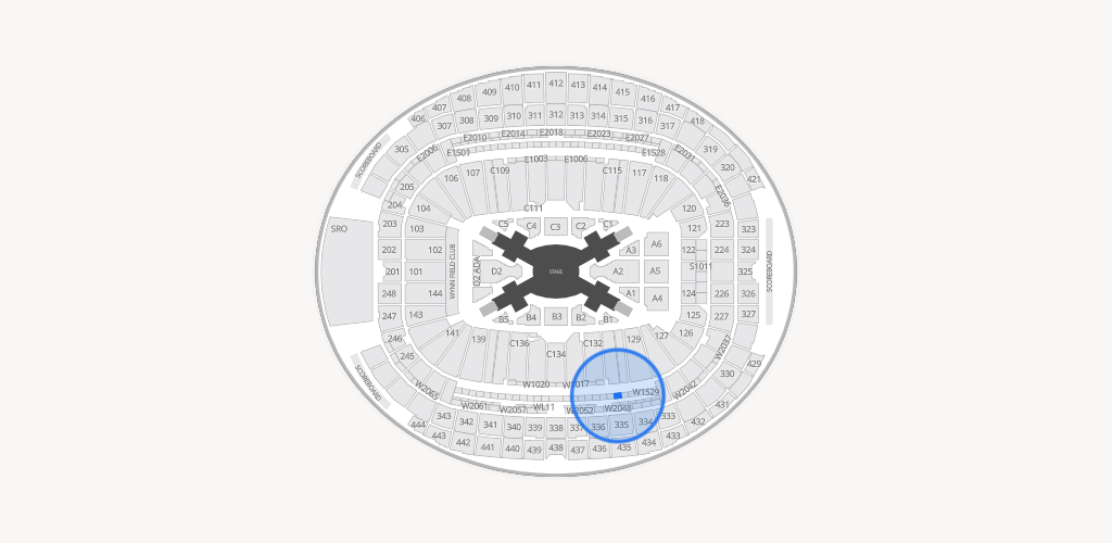 Allegiant Stadium Seating Chart