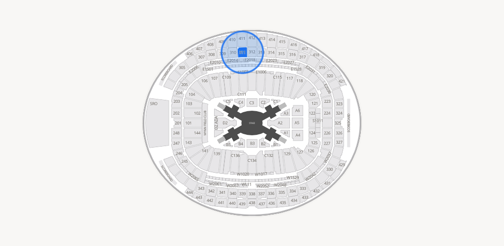 Allegiant Stadium Seating Chart