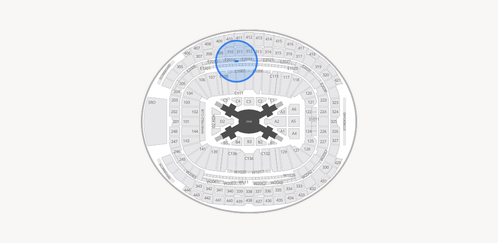 Allegiant Stadium Seating Chart