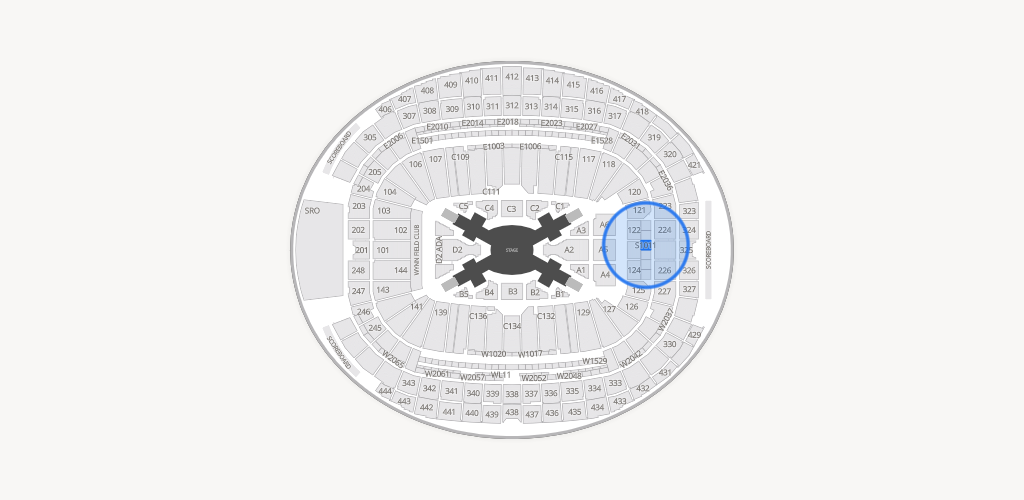 Allegiant Stadium Seating Chart