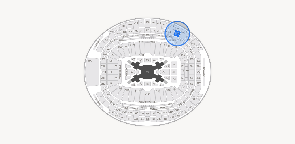 Allegiant Stadium Seating Chart