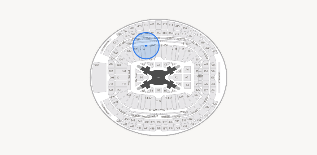 Allegiant Stadium Seating Chart