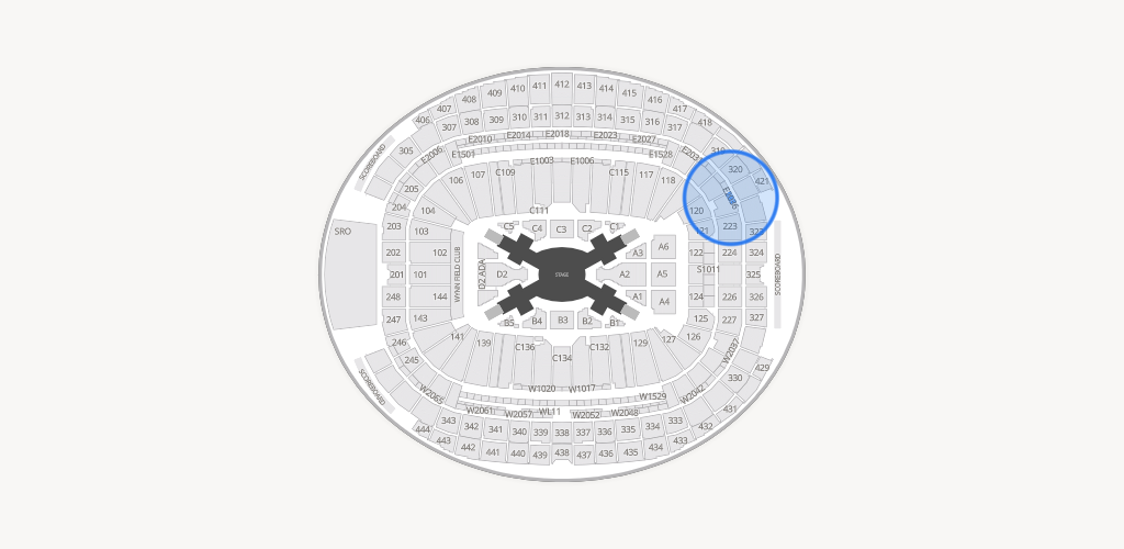 Allegiant Stadium Seating Chart