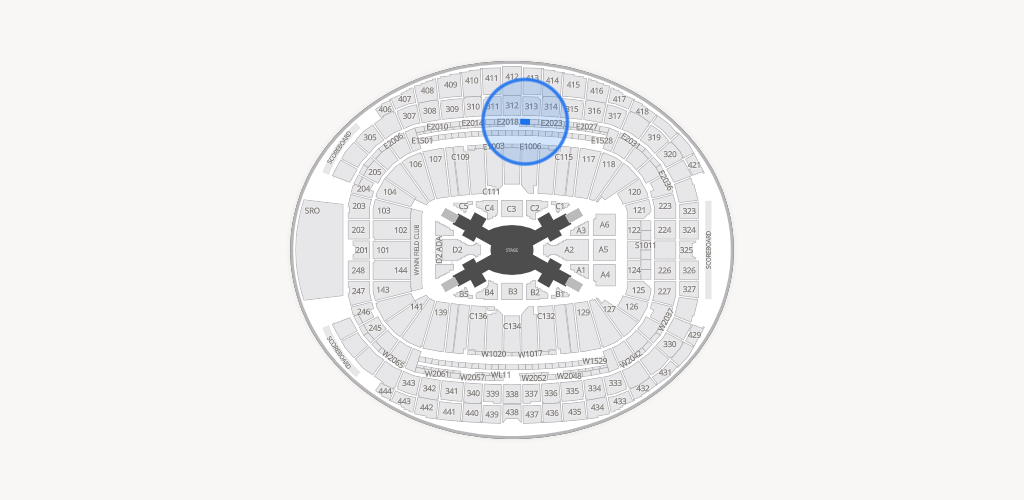 Allegiant Stadium Seating Chart