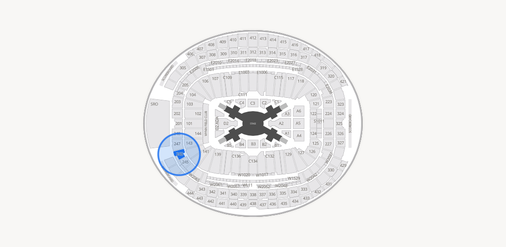 Allegiant Stadium Seating Chart