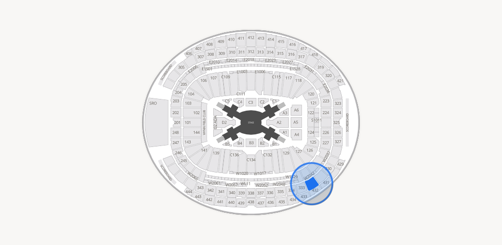 Allegiant Stadium Seating Chart