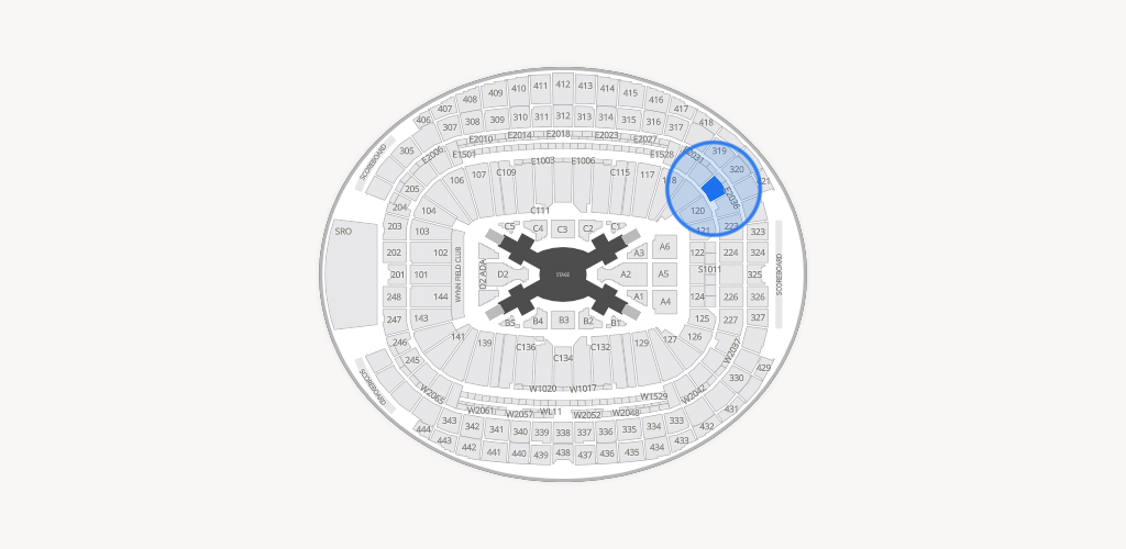 Allegiant Stadium Seating Chart