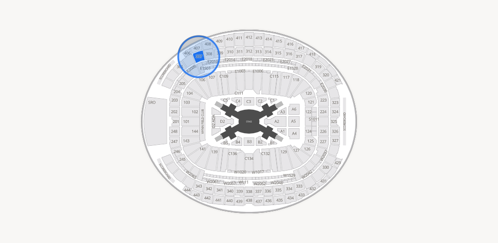 Allegiant Stadium Seating Chart