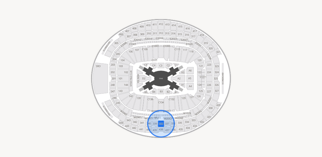 Allegiant Stadium Seating Chart