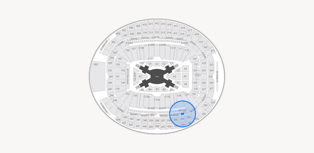 Allegiant Stadium Seating Chart