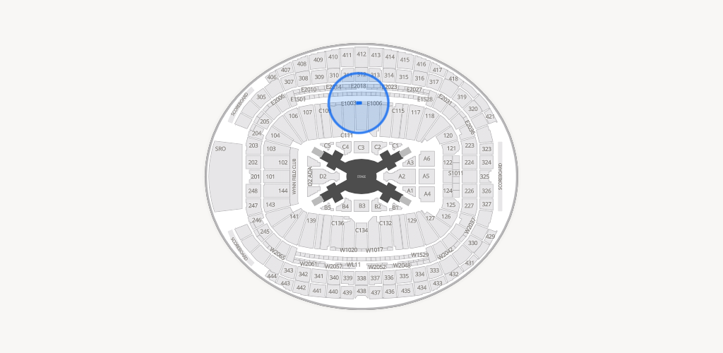 Allegiant Stadium Seating Chart