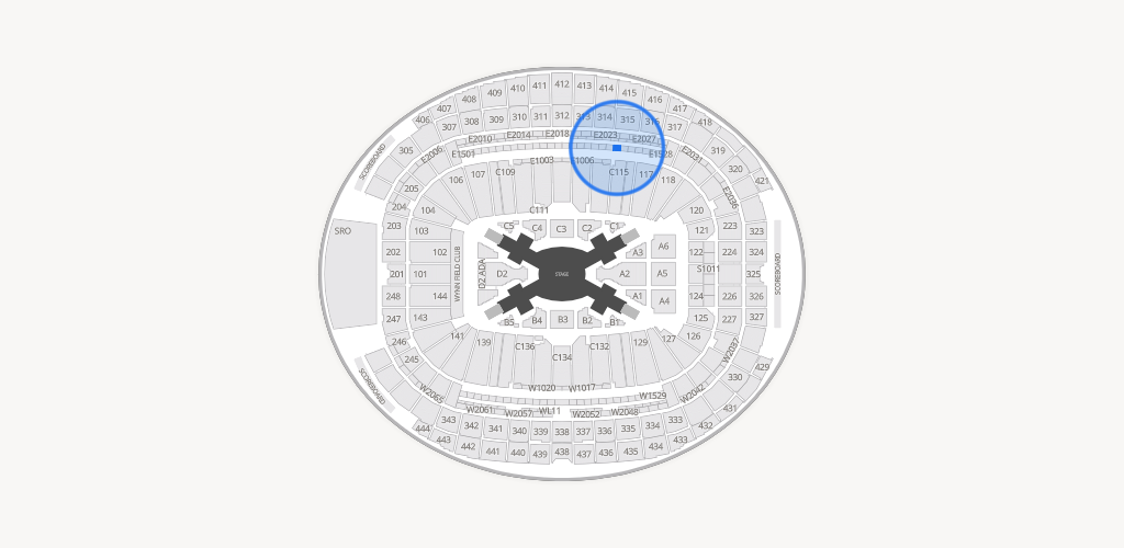 Allegiant Stadium Seating Chart