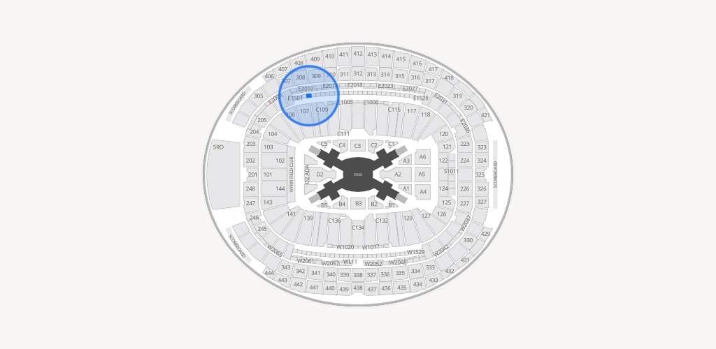 Allegiant Stadium Seating Chart