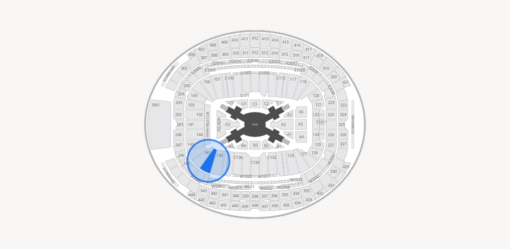 Allegiant Stadium Seating Chart