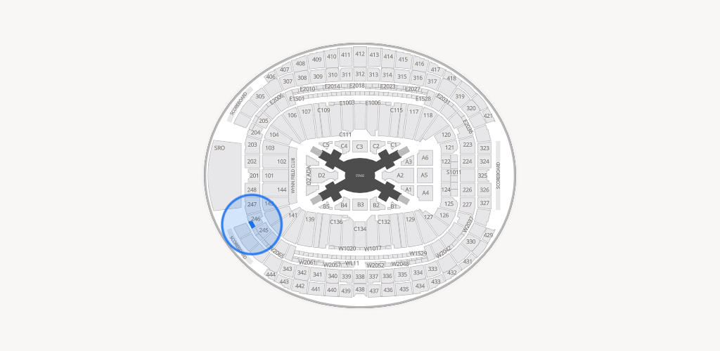 Allegiant Stadium Seating Chart