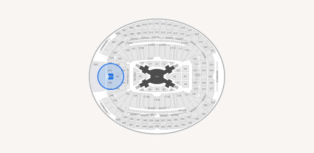 Allegiant Stadium Seating Chart