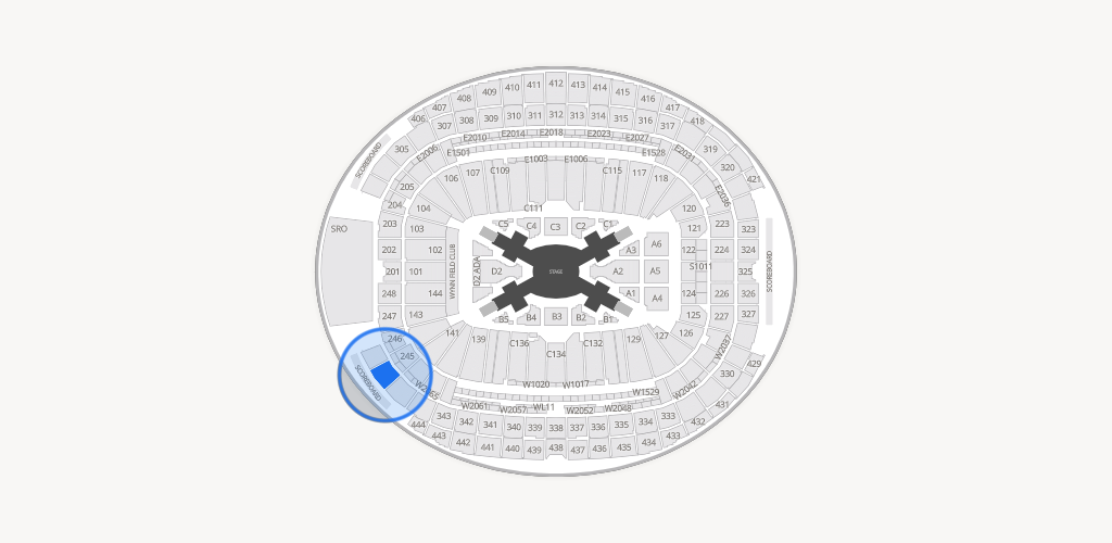 Allegiant Stadium Seating Chart