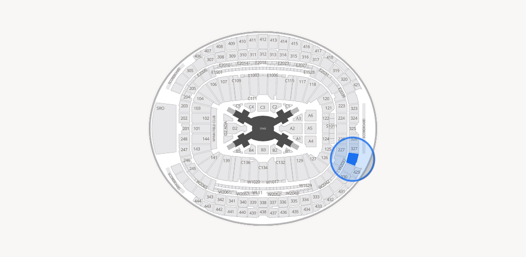 Allegiant Stadium Seating Chart