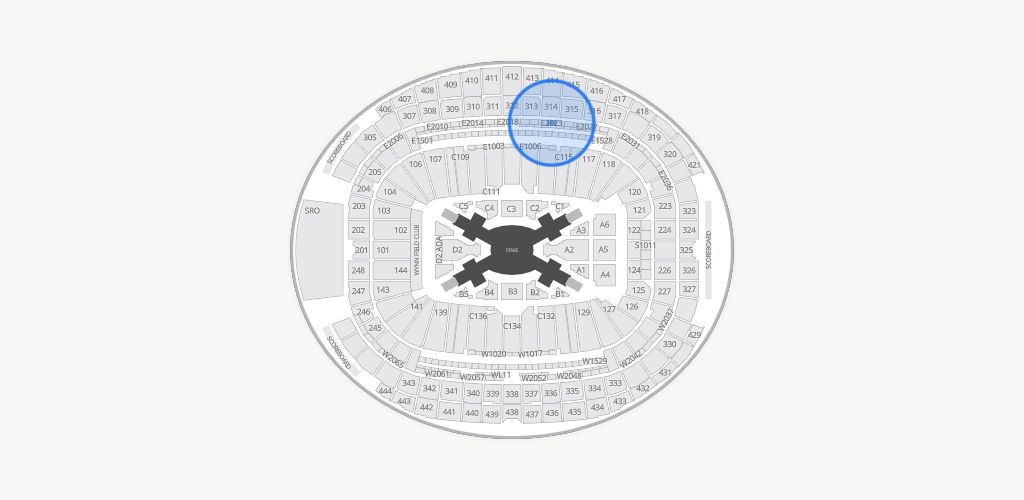 Allegiant Stadium Seating Chart